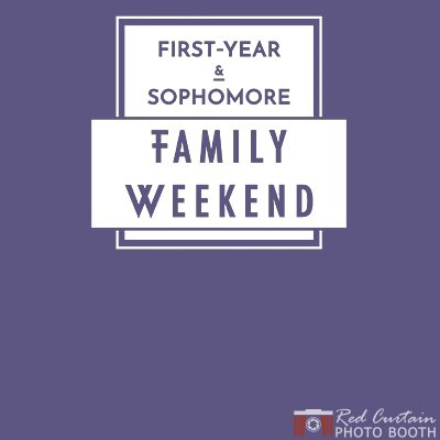 FamilyWeekend_1stYrSophomore_VerticalMark_WhiteReversed - UP First-Year & Sophomore Family Weekend